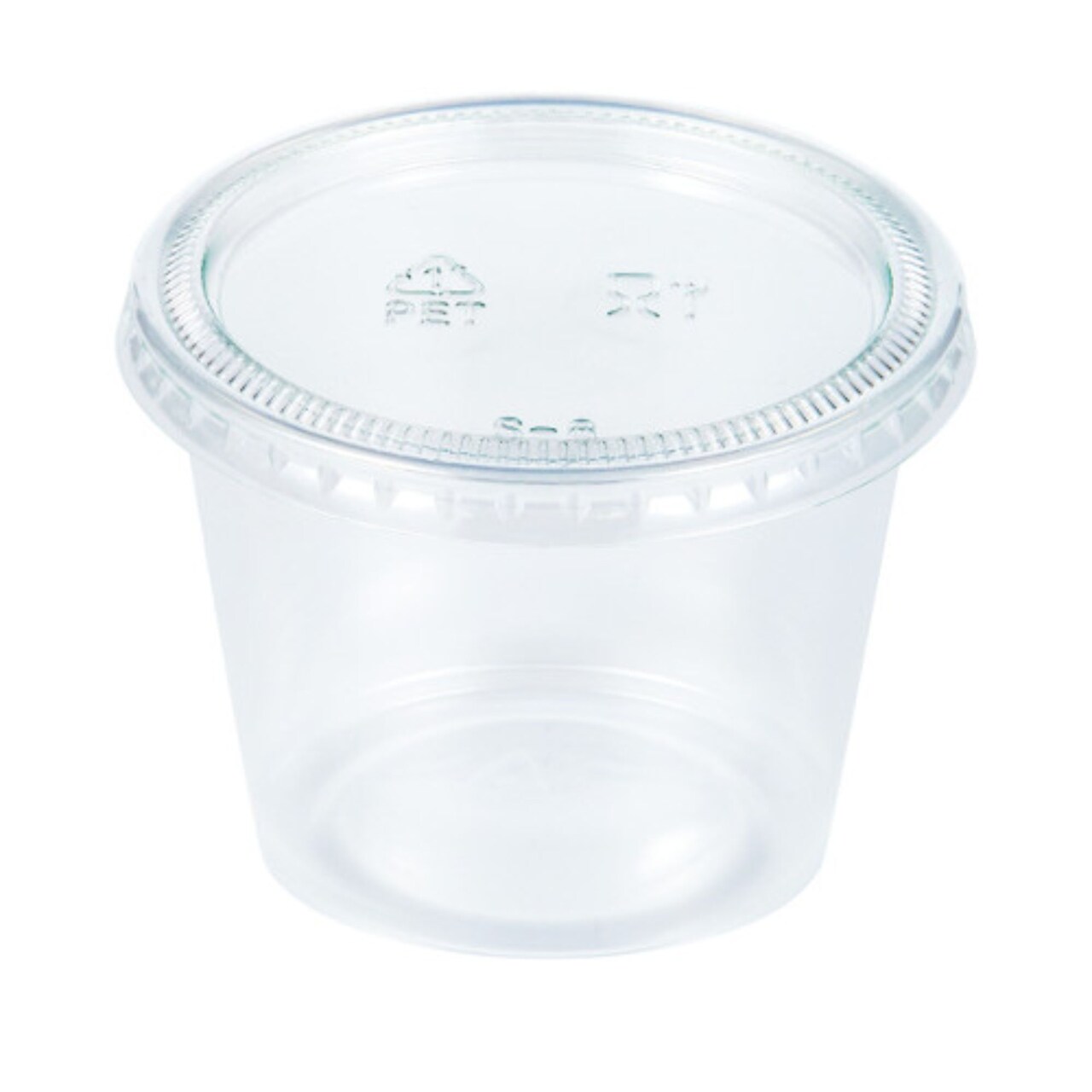 Party Central Disposable Party Portion Cups with Lid - 2.75" - Clear - Club Pack of 192